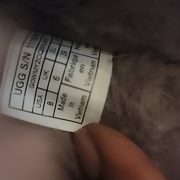 Uggs Moraene fur Slippers SZ 8 - Picture 3 of 10